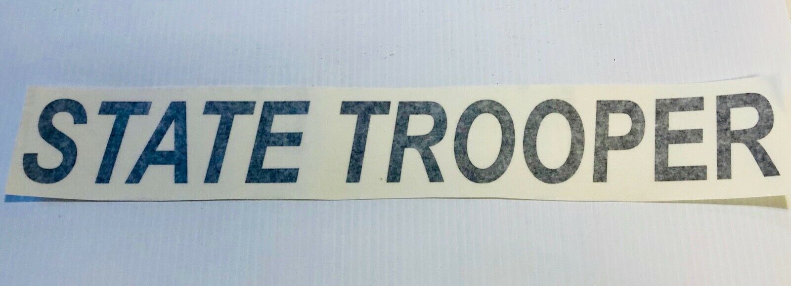 "STATE TROOPER" 3"x26" Reflective Decal - Reflective Pro