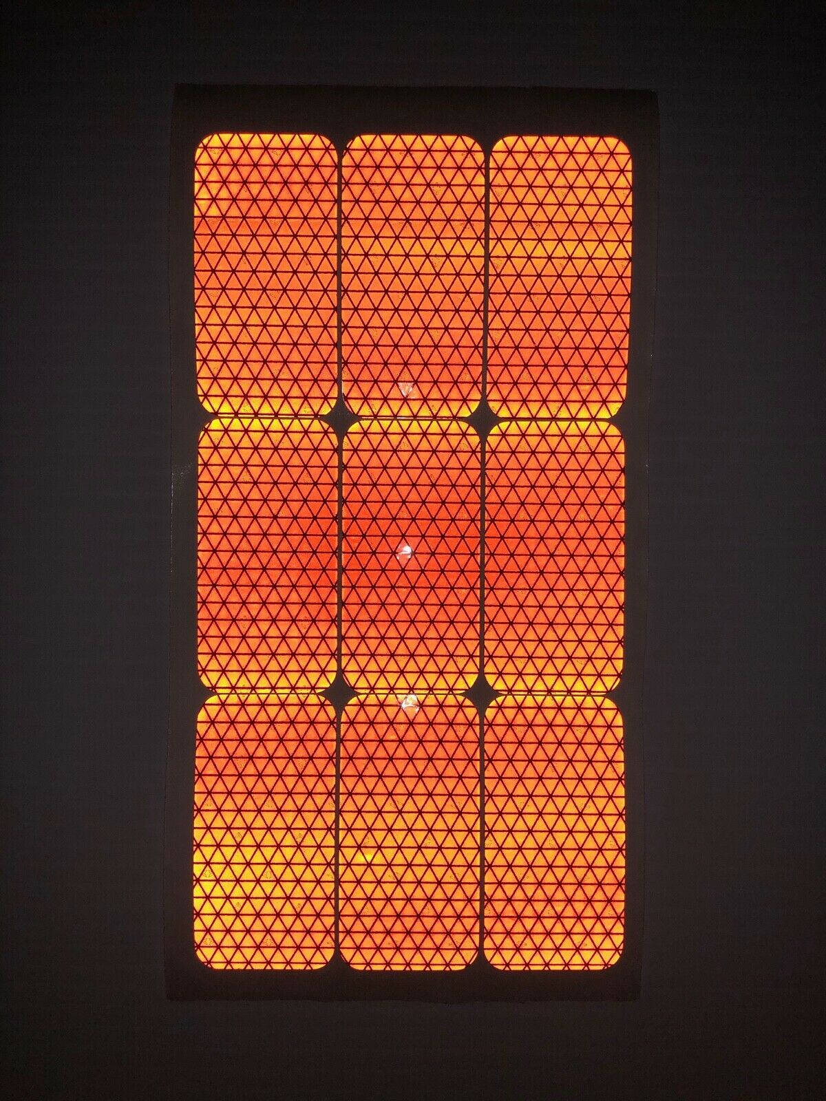 9 Oralite Reflective 1.5" x 3" V98 Rectangles - Reflective Pro