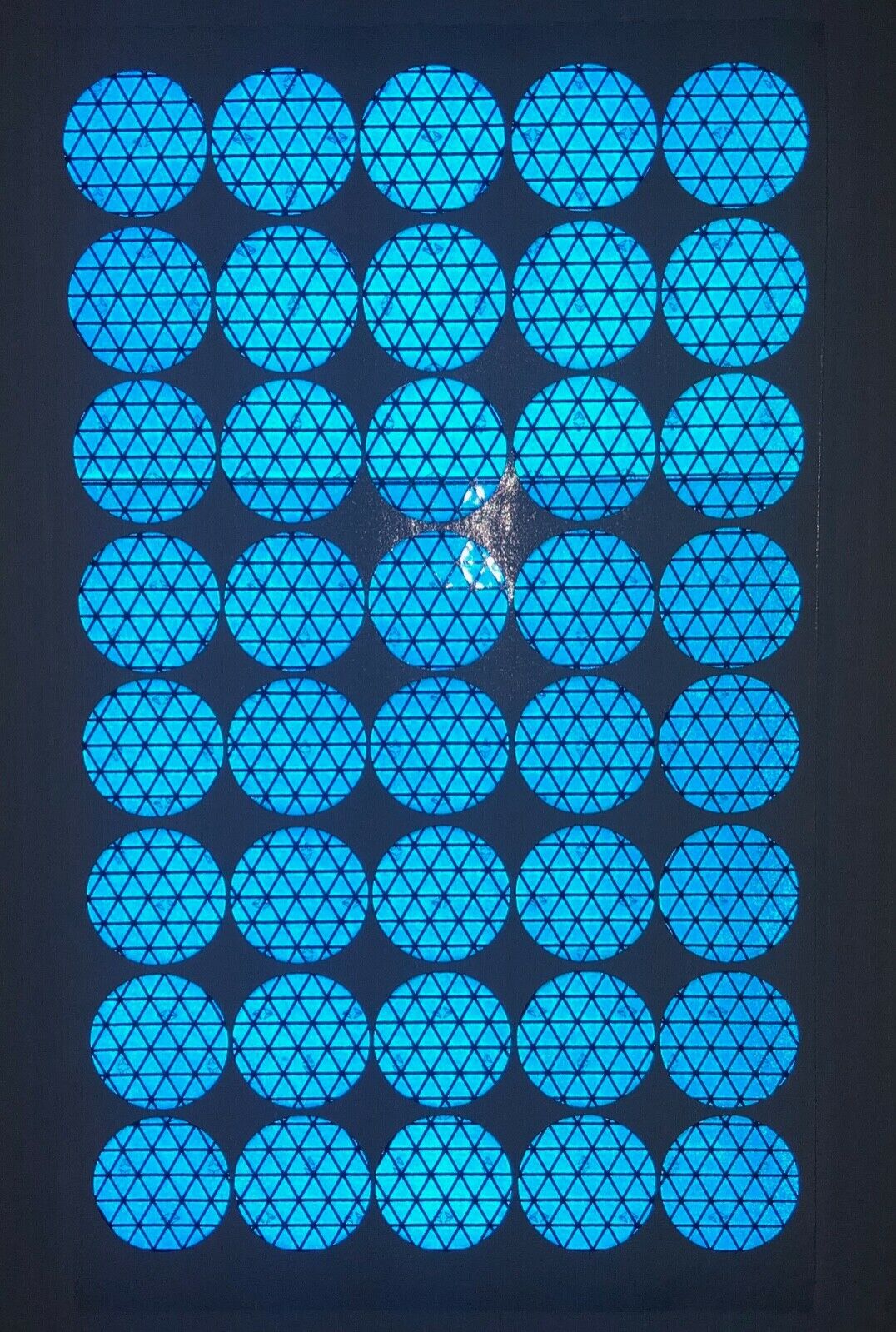 40 Oralite Reflective 1" V98  Dots - Reflective Pro