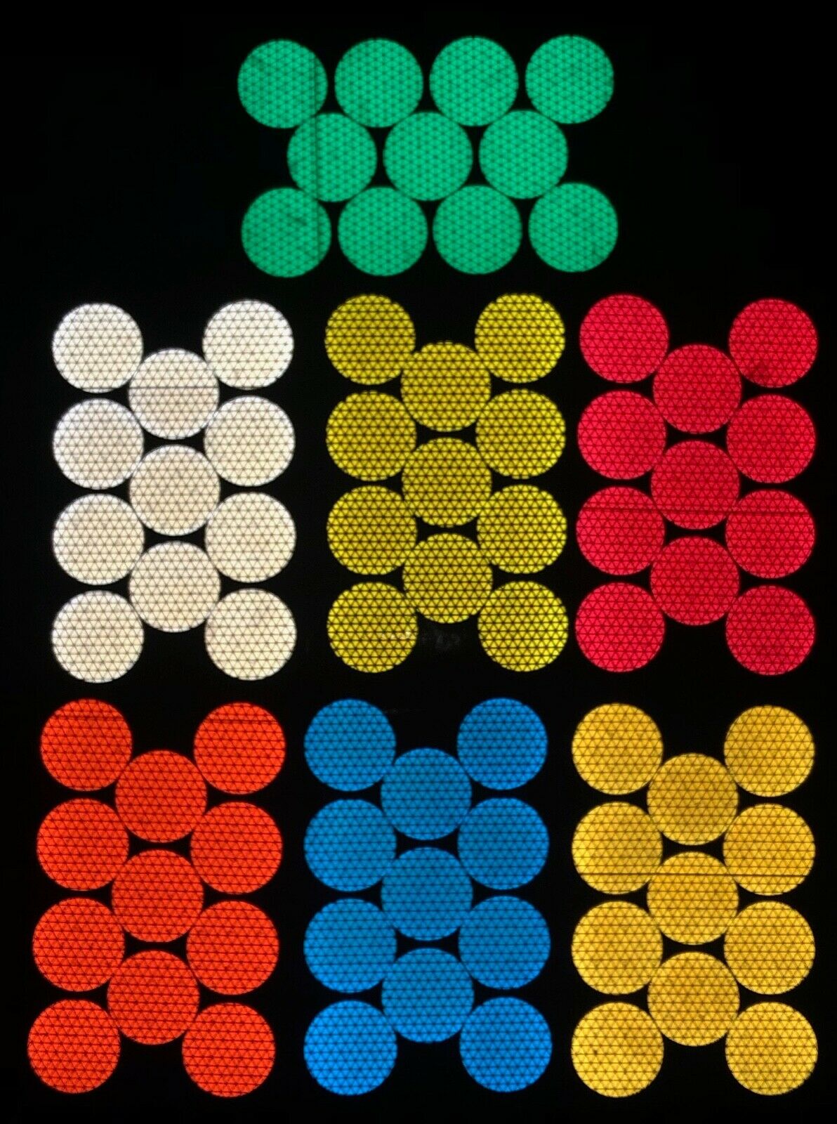 11 Oralite Reflective 2" V98  Dots - Reflective Pro