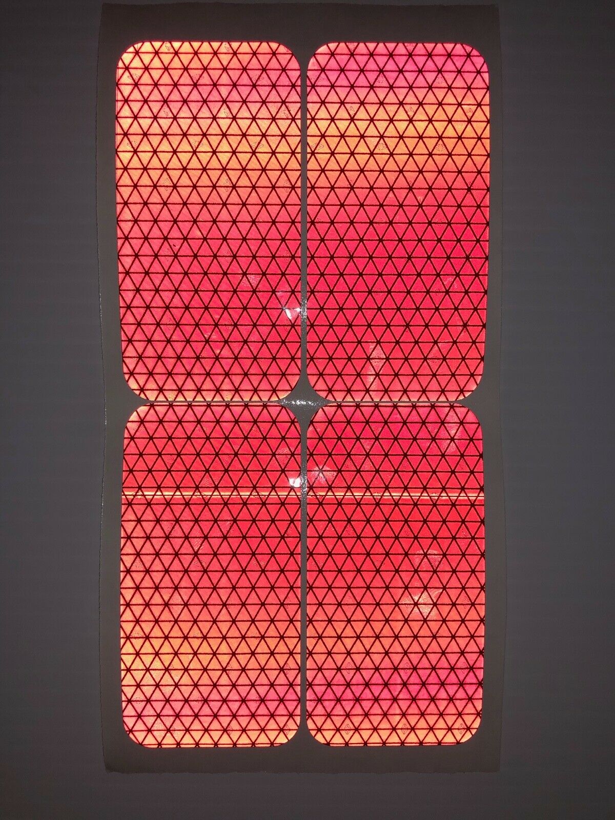 4 Oralite Reflective 2" x 4" V98 Reflector Rectangles - Reflective Pro