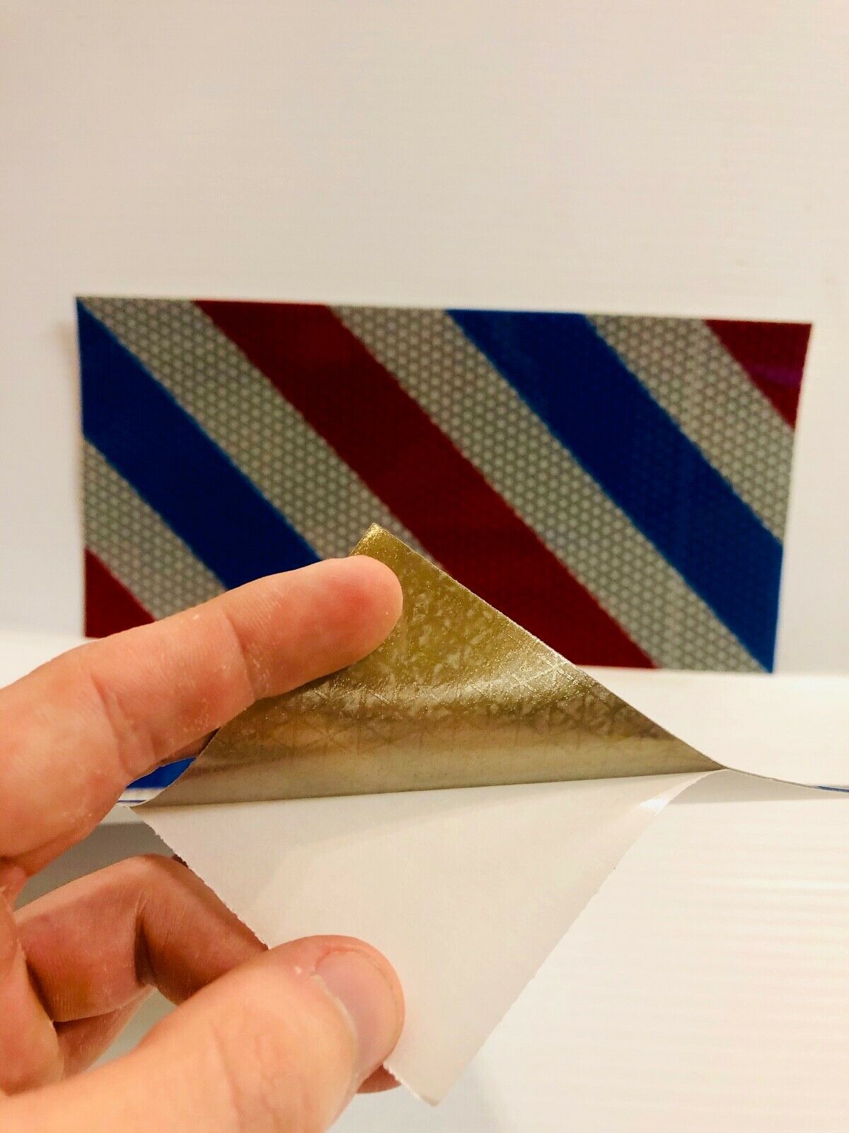 6"x12" Reflective Chevron Patriot Panel - Reflective Pro