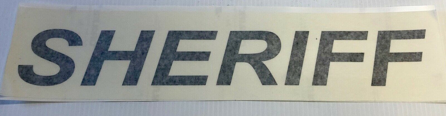 "SHERIFF" 3"x20" Reflective Decal - Reflective Pro