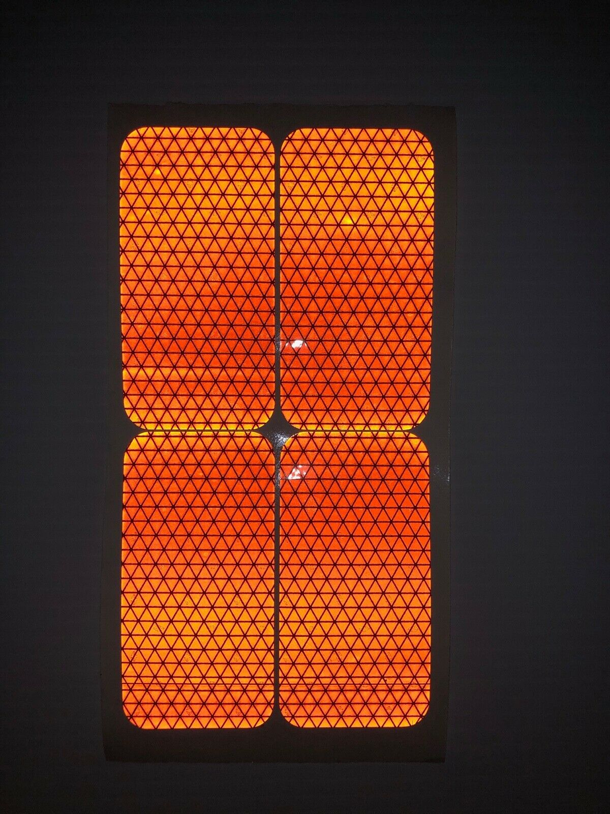 4 Oralite Reflective 2" x 4" V98 Reflector Rectangles - Reflective Pro