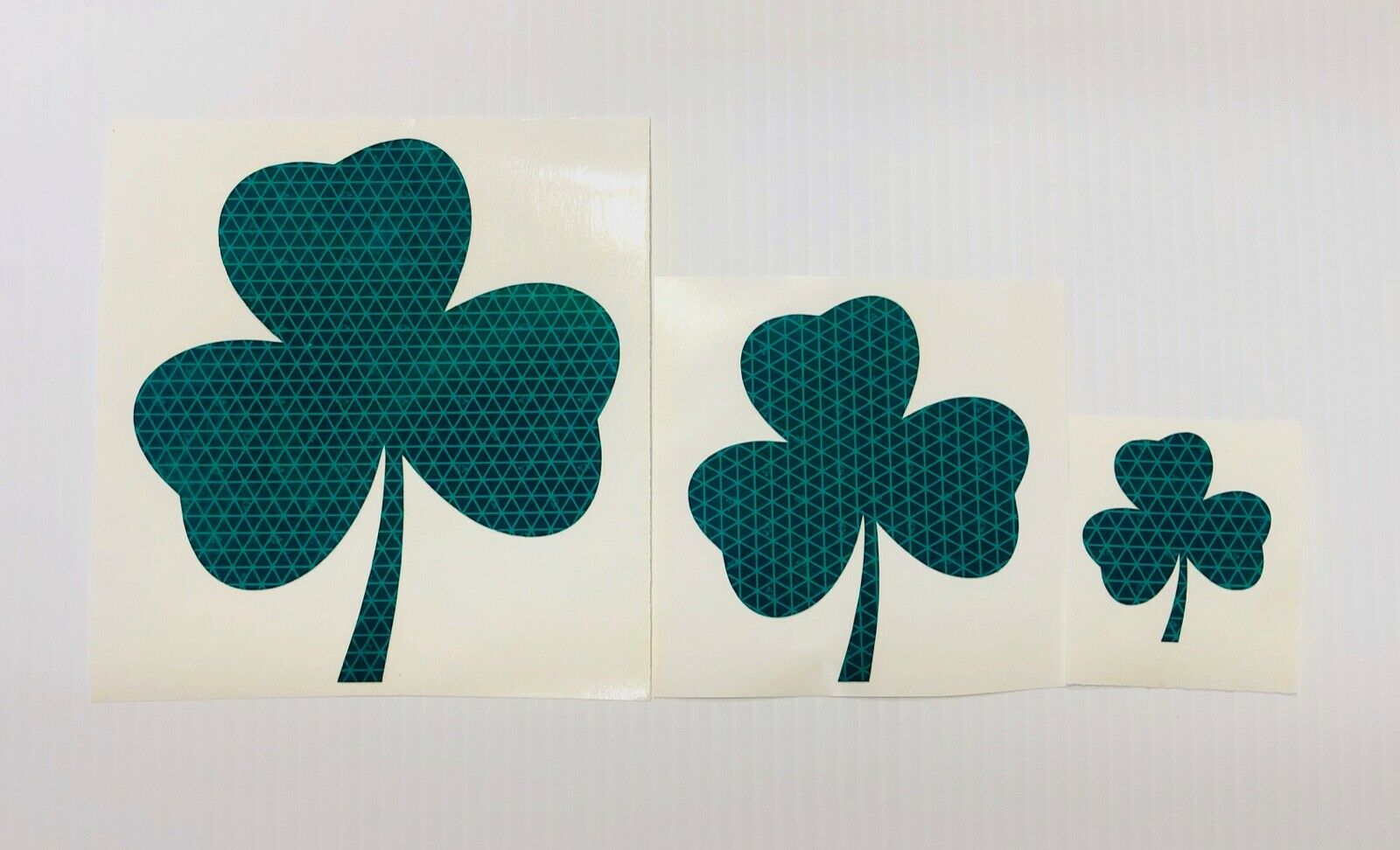 Reflective Green Shamrock Oralite V98 Decal - Reflective Pro