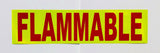 "FLAMMABLE" 6"x24" Reflective Word Panel - Reflective Pro
