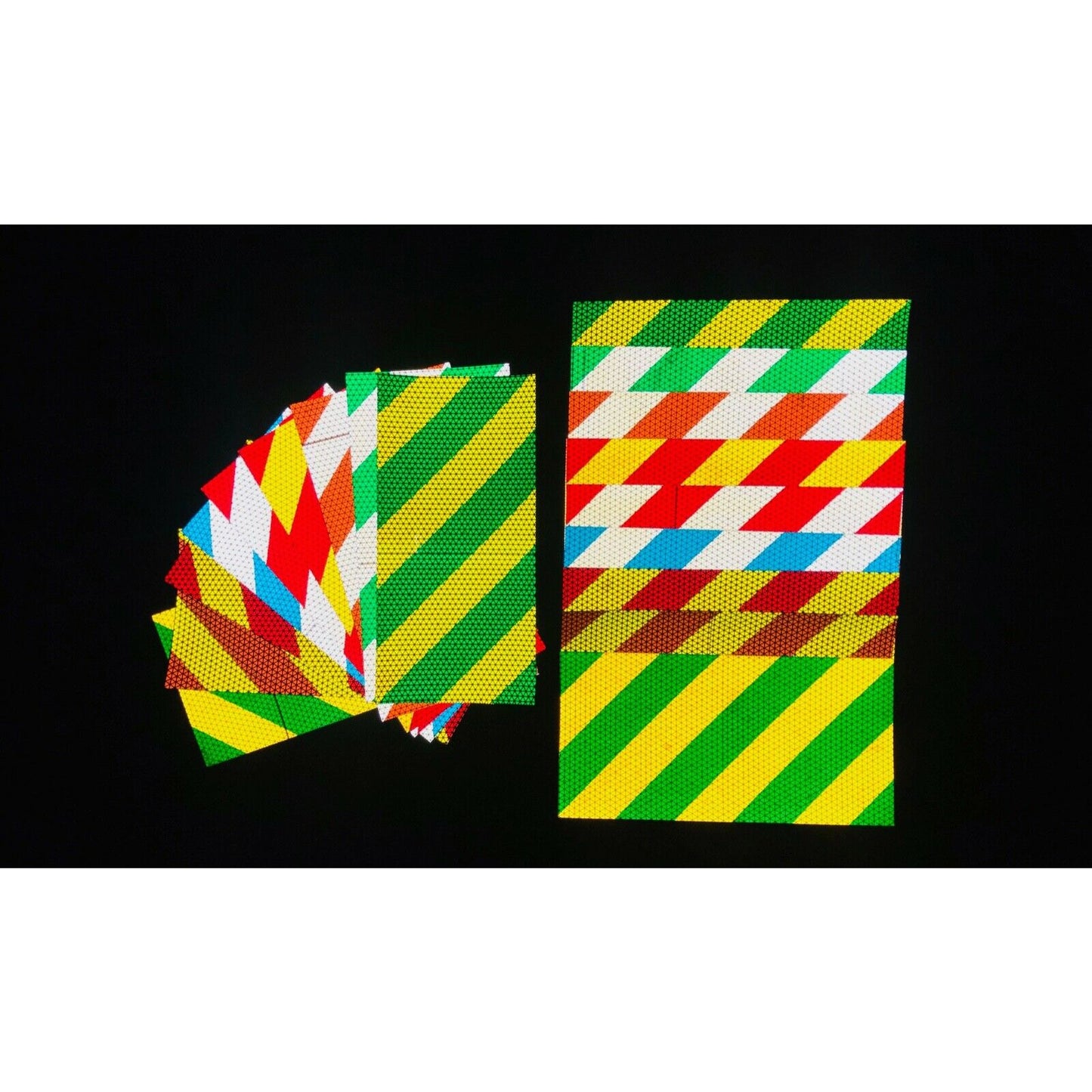 6"x12" Reflective Chevron Panels Motorcycle Oralite - Reflective Pro