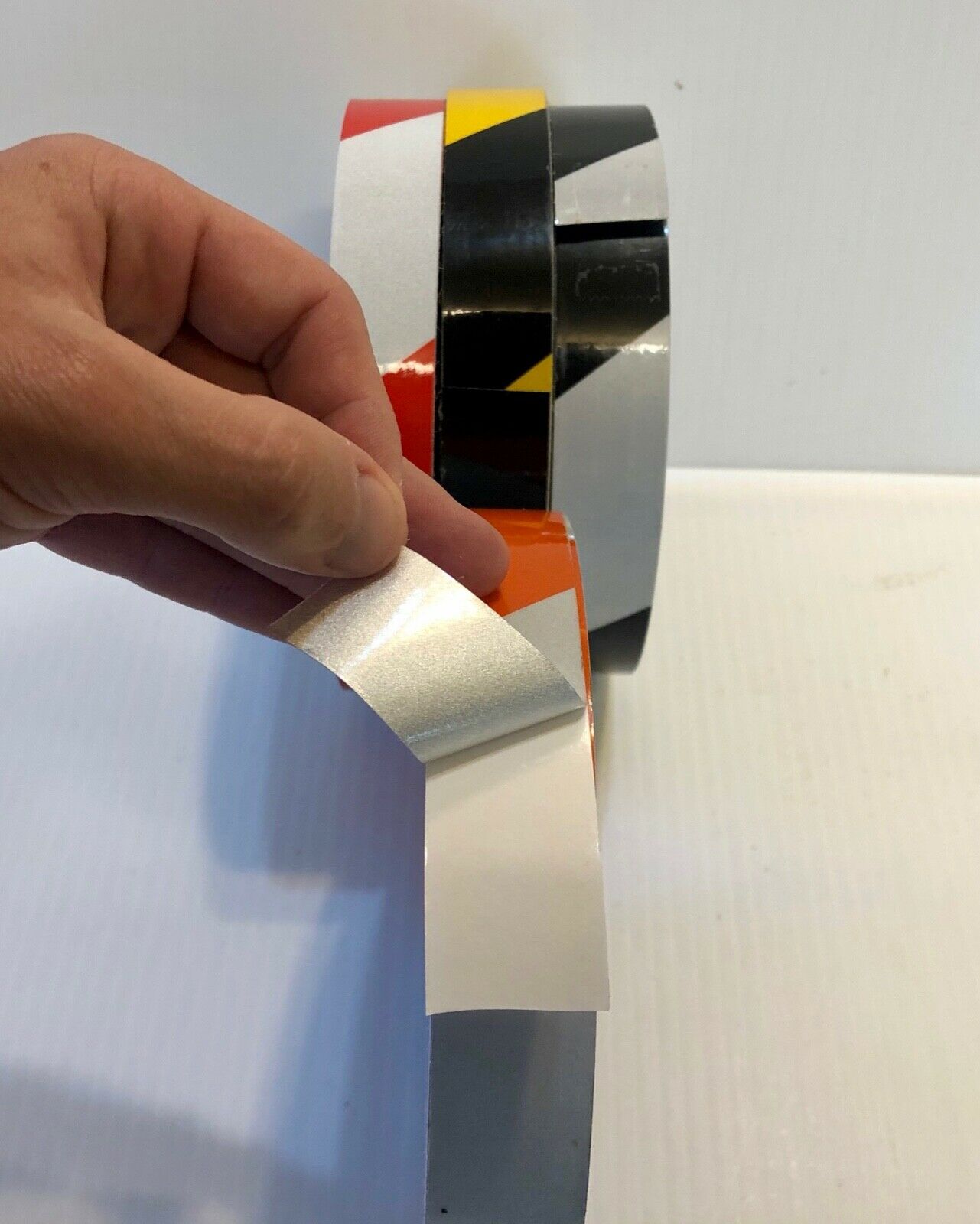 1" Hazard Striped Reflective Tape (Type 1) - Reflective Pro