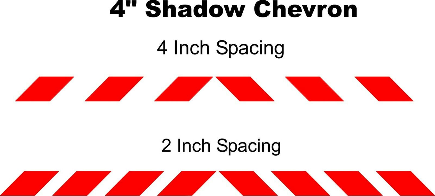 Reflective Colored Shadow Chevron - Reflective Pro