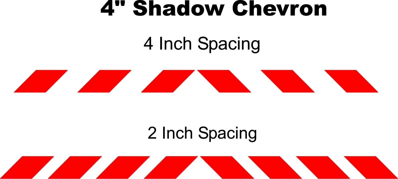 Reflective Colored Shadow Chevron - Reflective Pro