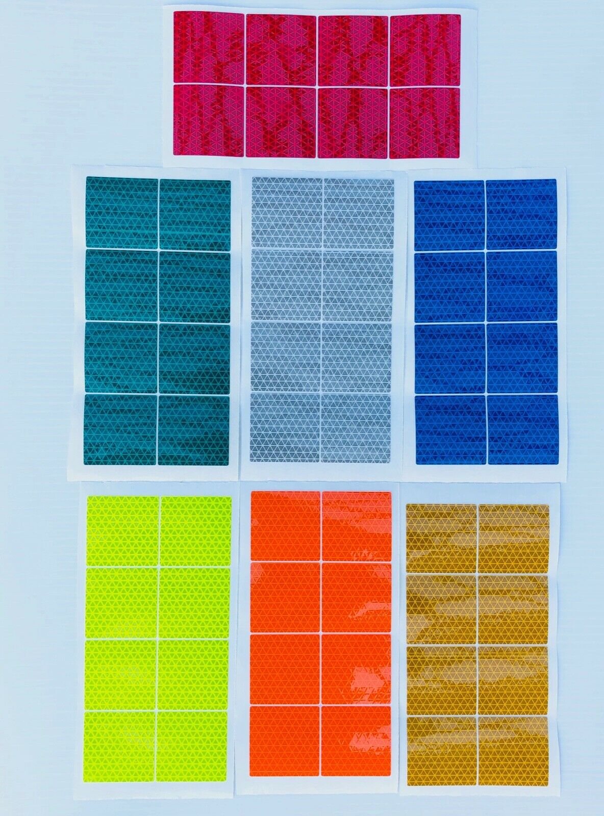 8 Oralite Reflective 2" V98  Squares - Reflective Pro