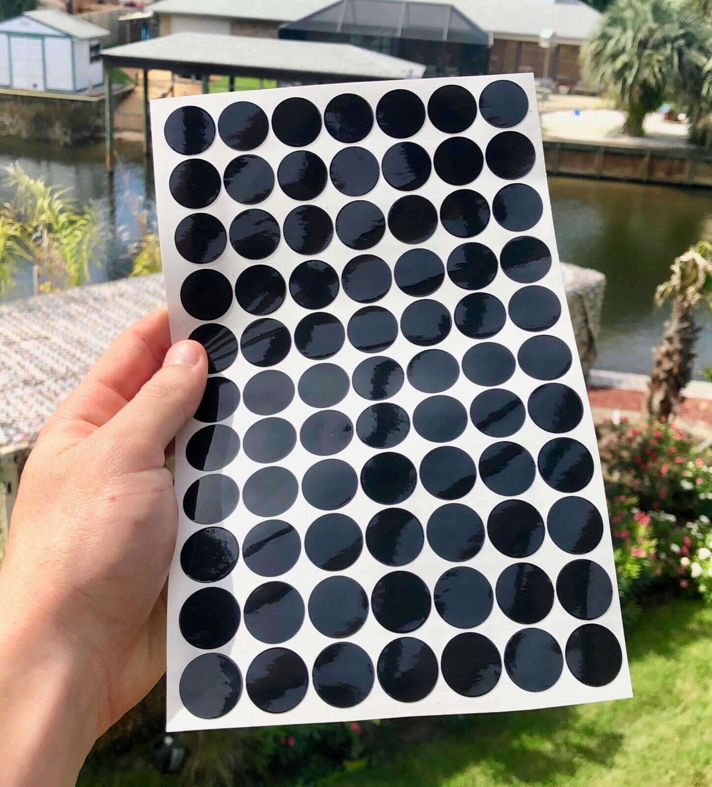 77 Reflective Black Dots 3/4" - Reflective Pro
