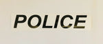 "POLICE" 3"x16" Reflective Decal - Reflective Pro