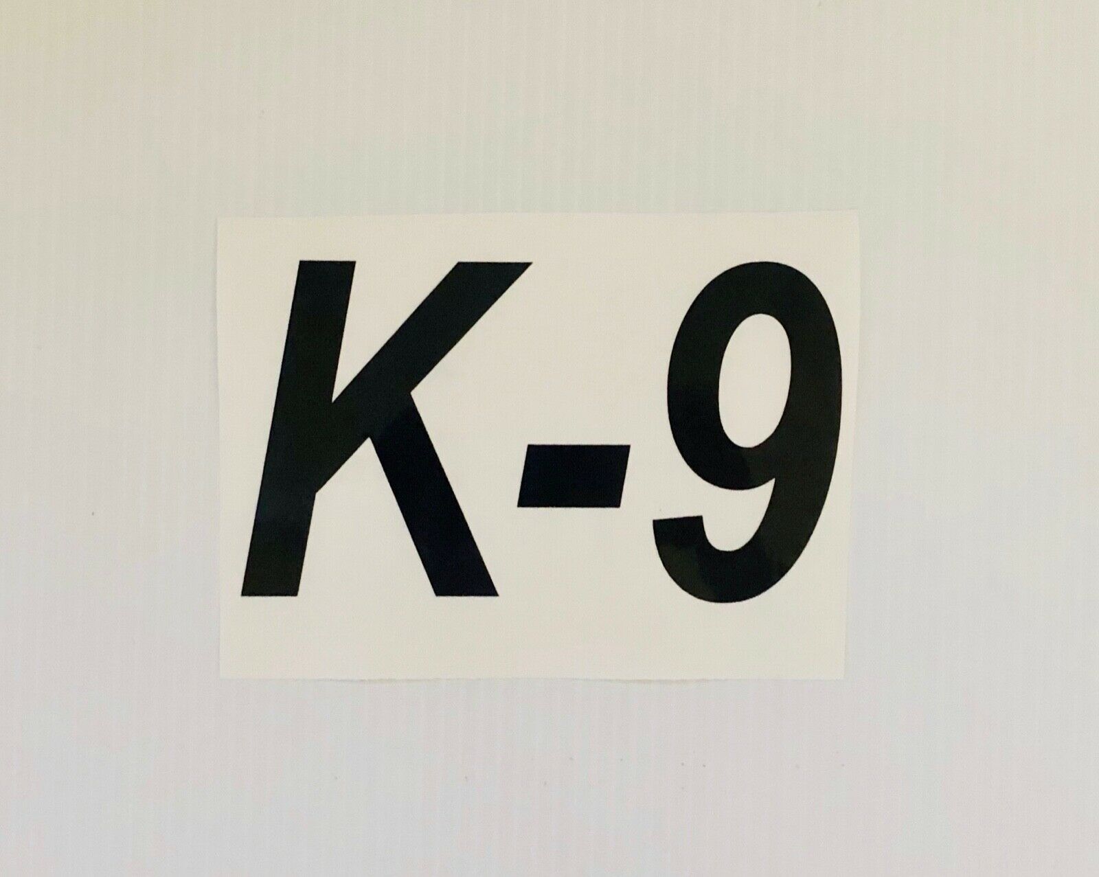 "K-9" 4"x7" Reflective Decal - Reflective Pro