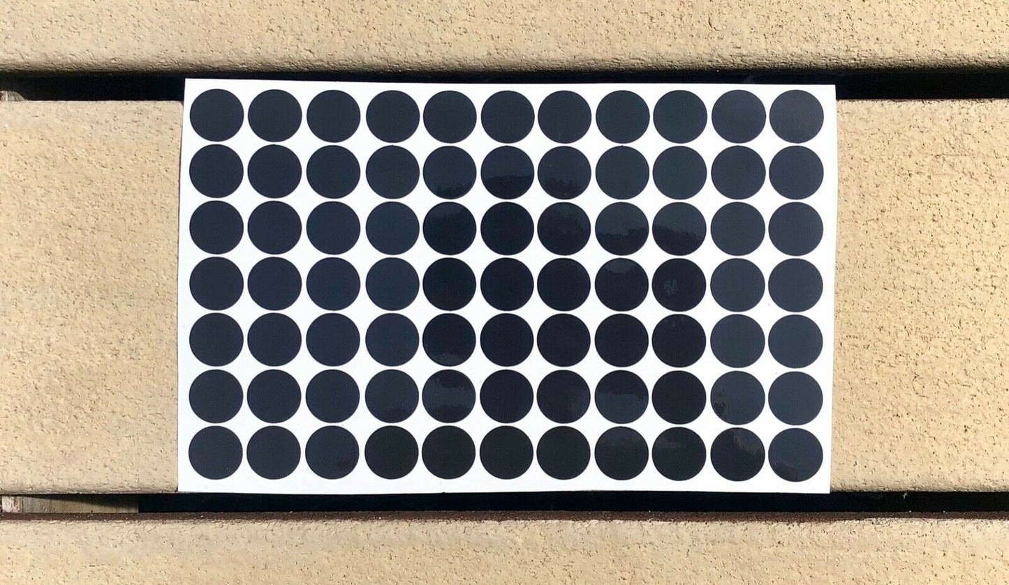 77 Reflective Black Dots 3/4" - Reflective Pro