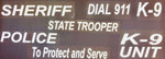 "DIAL 911" 3"x12" Reflective Decal - Reflective Pro
