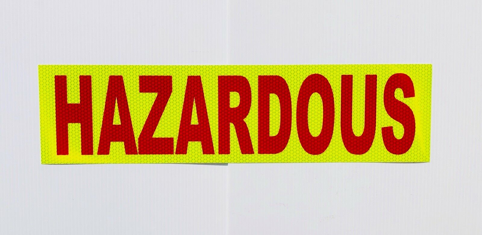"HAZARDOUS" 6"x24" Reflective Word Panel - Reflective Pro
