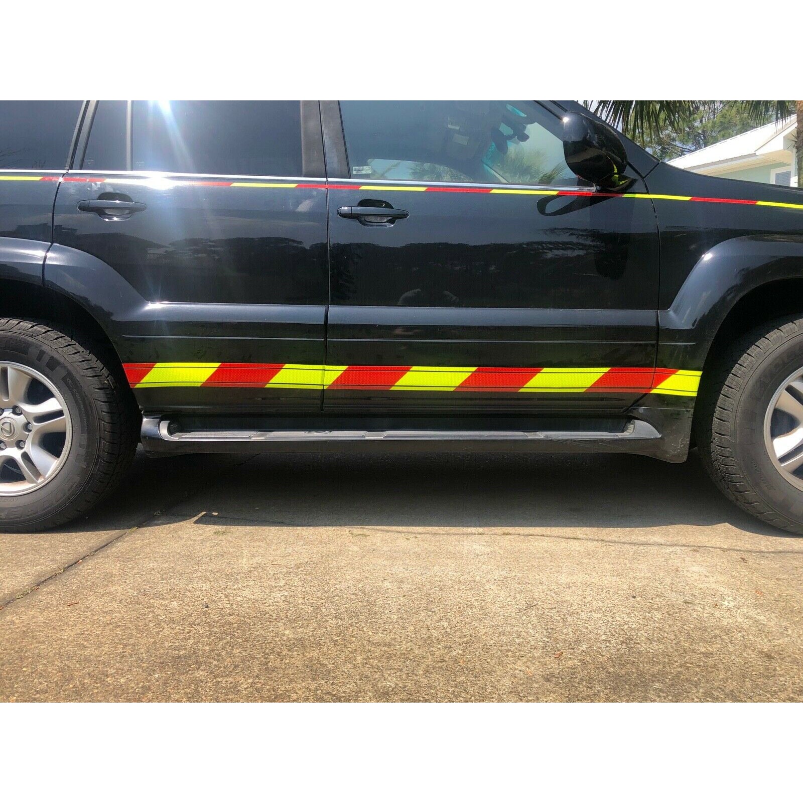 Reflective Chevron Rocker Panels & Pinstripe - Reflective Pro