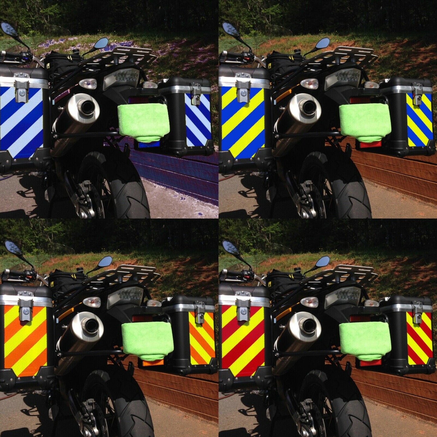6"x12" Reflective Chevron Panels Motorcycle Oralite - Reflective Pro