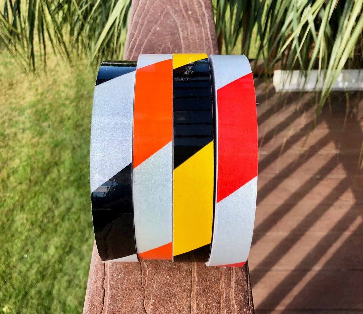 1" Hazard Striped Reflective Tape (Type 1) - Reflective Pro