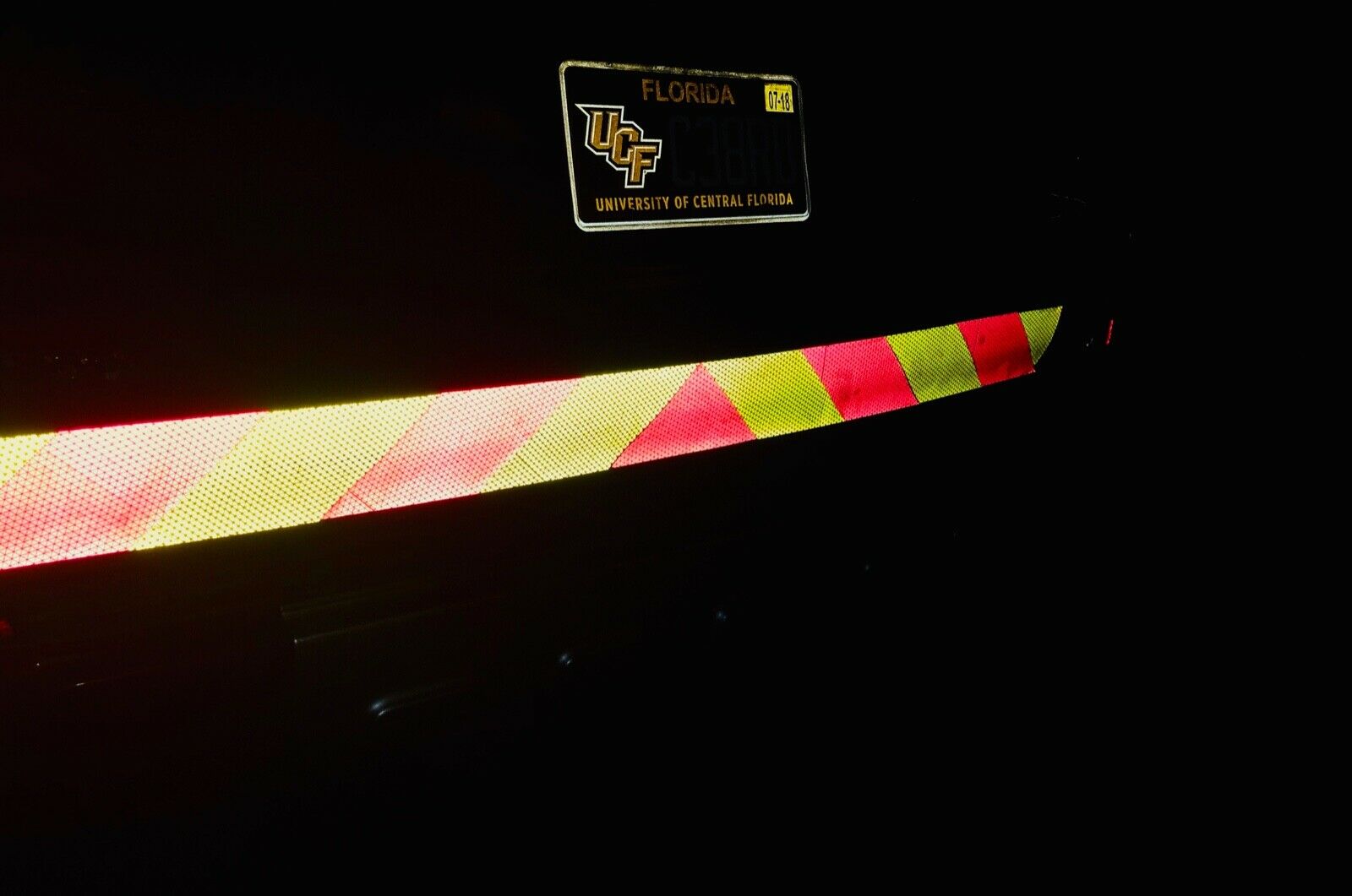 Reflective Chevron Diagonals DIY Oralite V98 Decal 4" - Reflective Pro