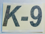 "K-9" 4"x7" Reflective Decal - Reflective Pro