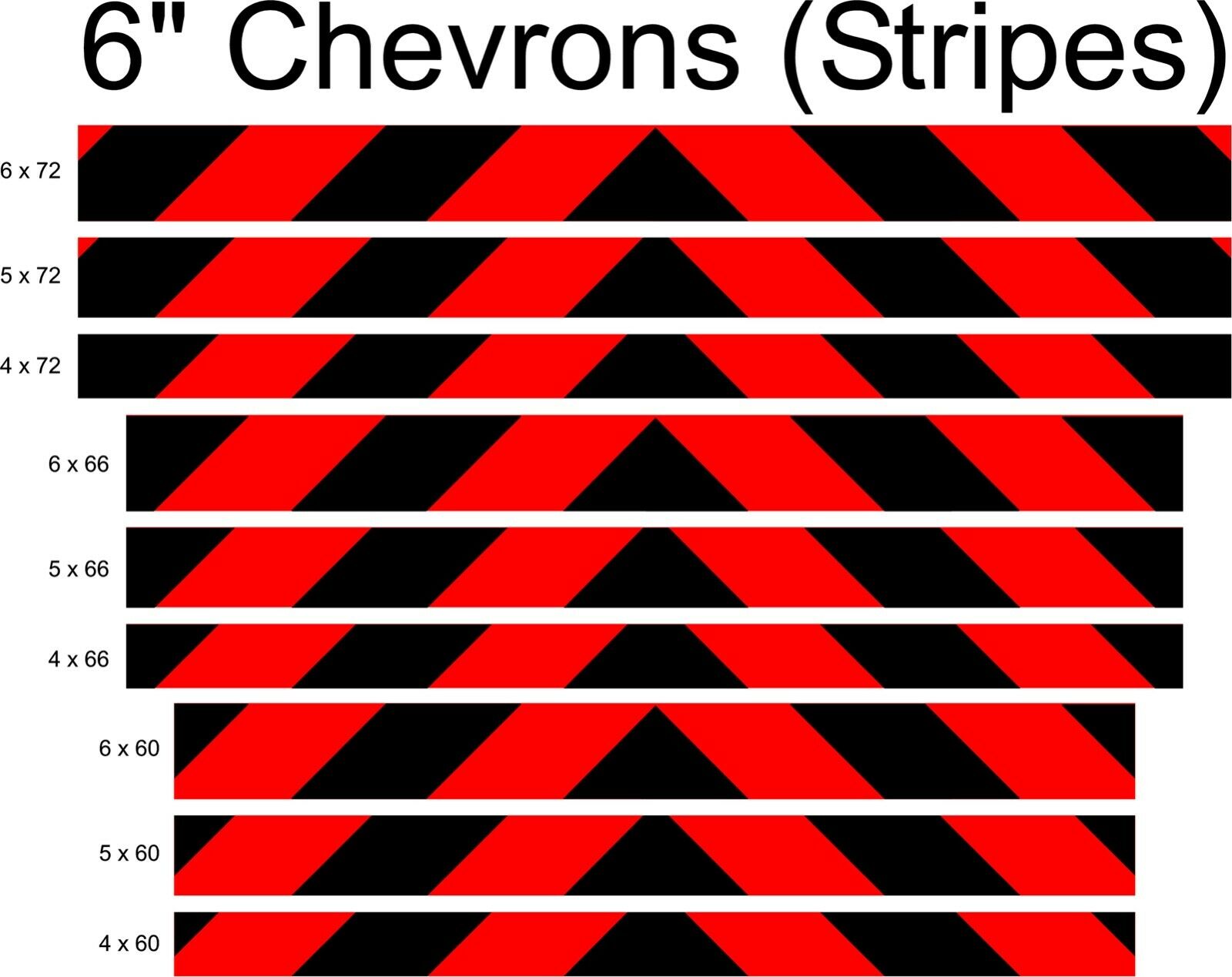 Red & Black Reflective Chevron Panel (Multiple Sizes) - Reflective Pro