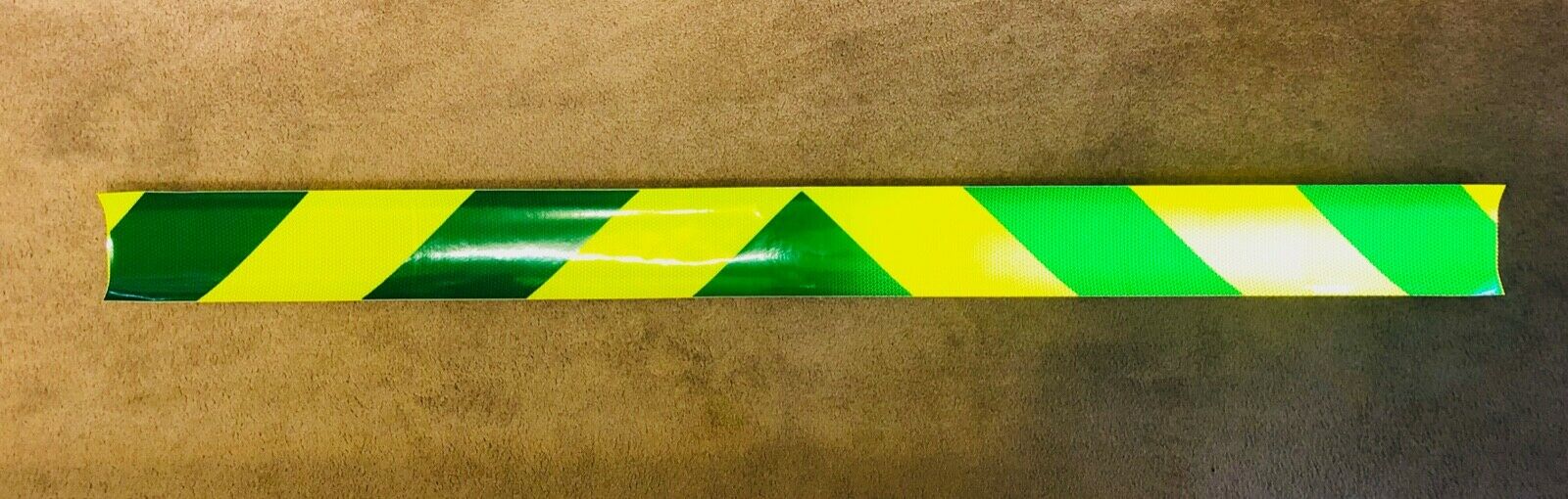 Lime & Green Reflective Chevron Panel (Multiple Sizes) - Reflective Pro