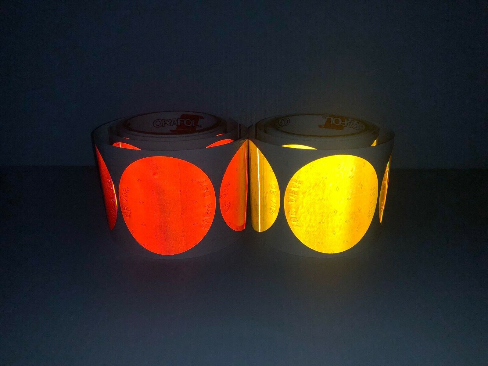3" SAE Oralite Reflective Circles V32 Type 5 Reflectors - Reflective Pro