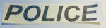 "POLICE" 3"x16" Reflective Decal - Reflective Pro