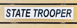 "STATE TROOPER" 3"x26" Reflective Decal - Reflective Pro