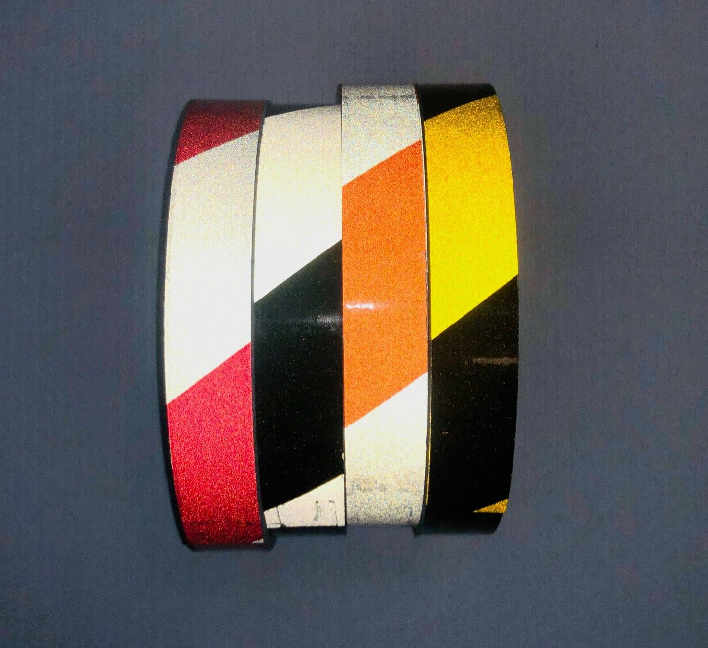 1" Hazard Striped Reflective Tape (Type 1) - Reflective Pro