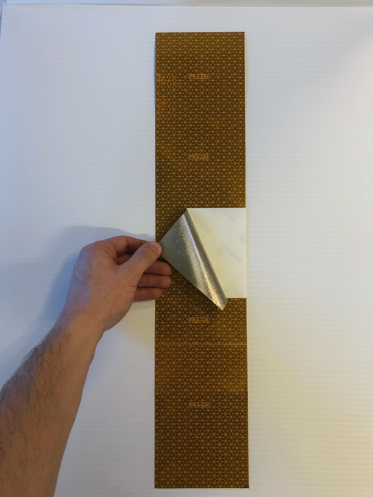 Oralite FRA 224 Yellow 4" Squares - Reflective Pro