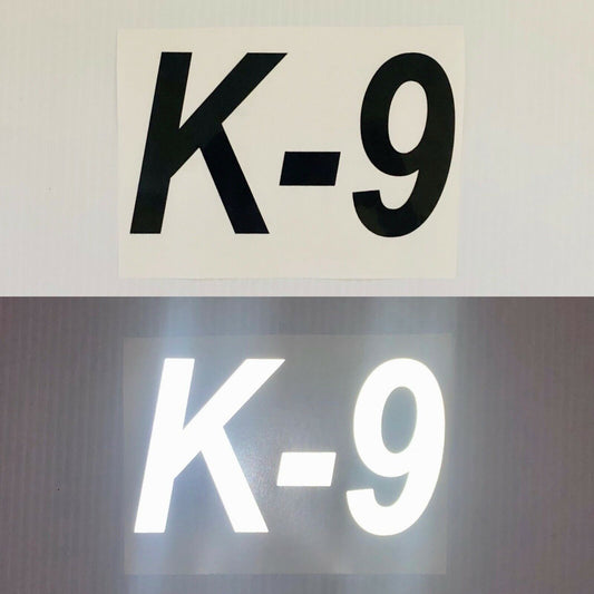 "K-9" 4"x7" Reflective Decal - Reflective Pro