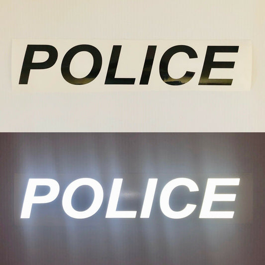 "POLICE" 3"x16" Reflective Decal - Reflective Pro