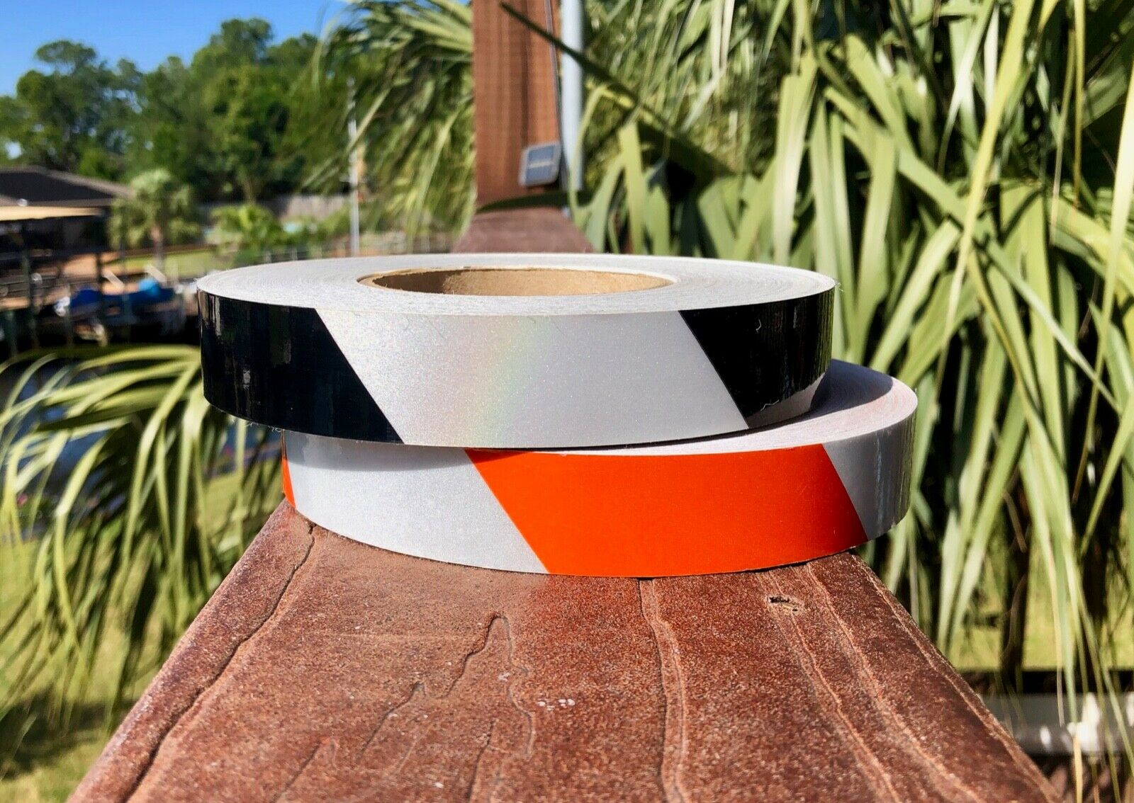 1" Hazard Striped Reflective Tape (Type 1) - Reflective Pro