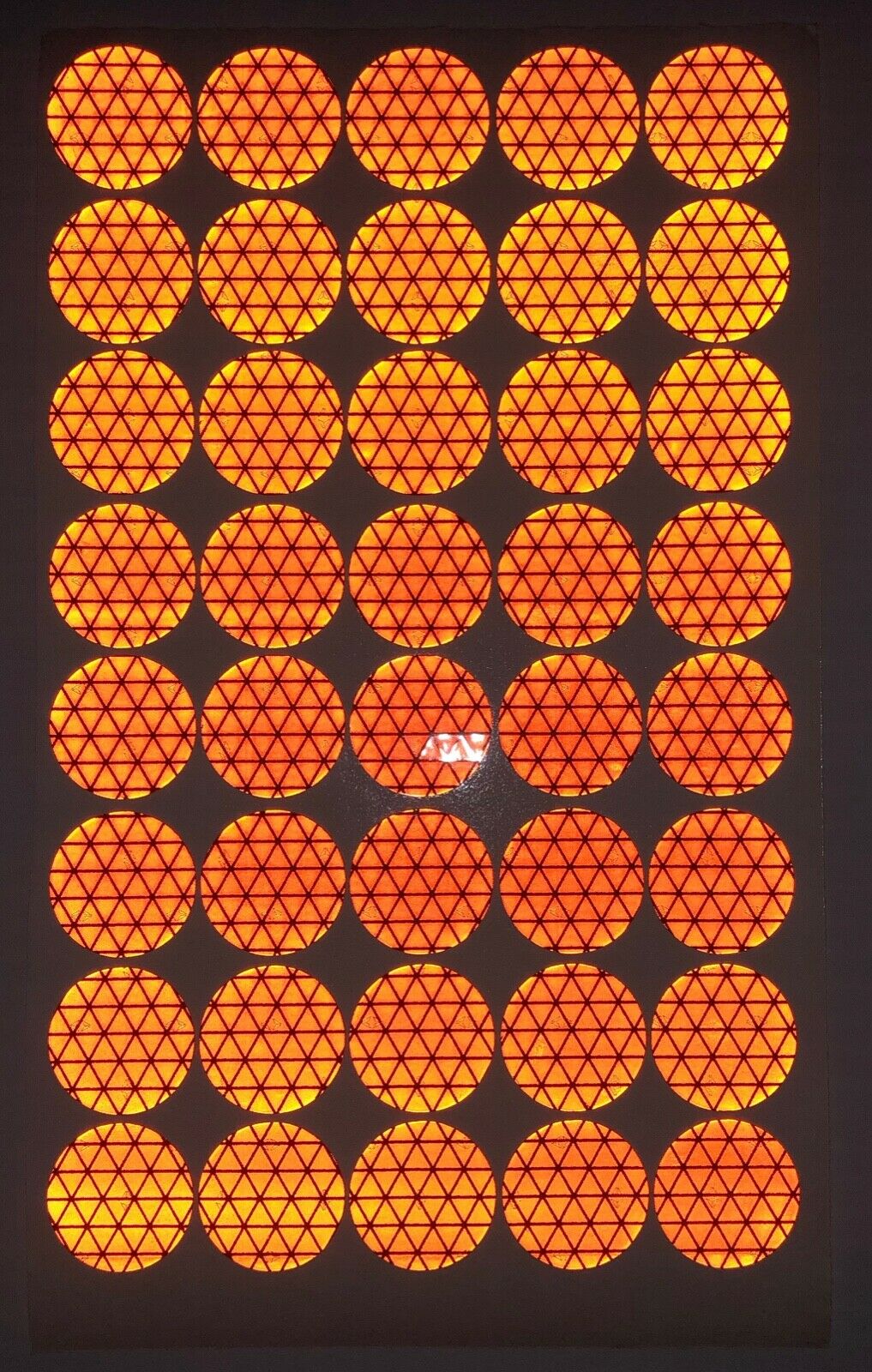 40 Oralite Reflective 1" V98  Dots - Reflective Pro