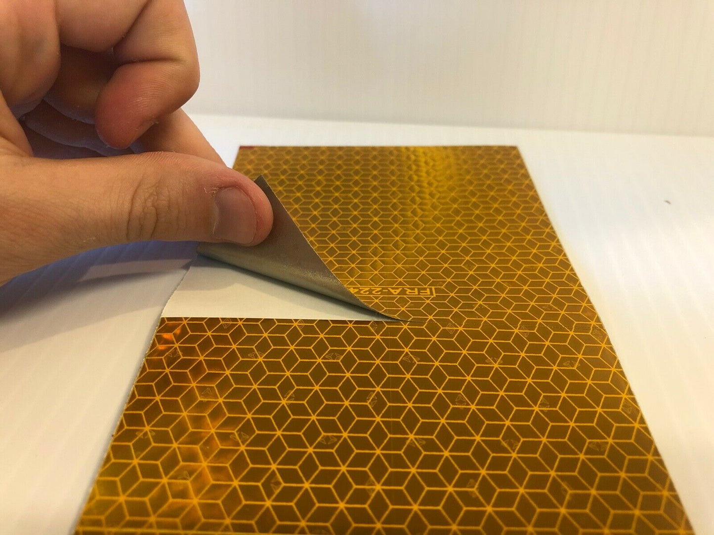 Oralite FRA 224 Yellow 4" Squares - Reflective Pro