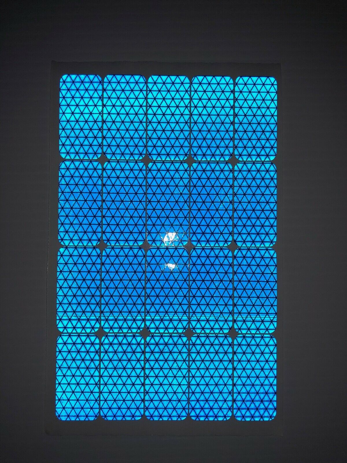 20 Oralite Reflective 1" x 2" V98 Rectangles - Reflective Pro