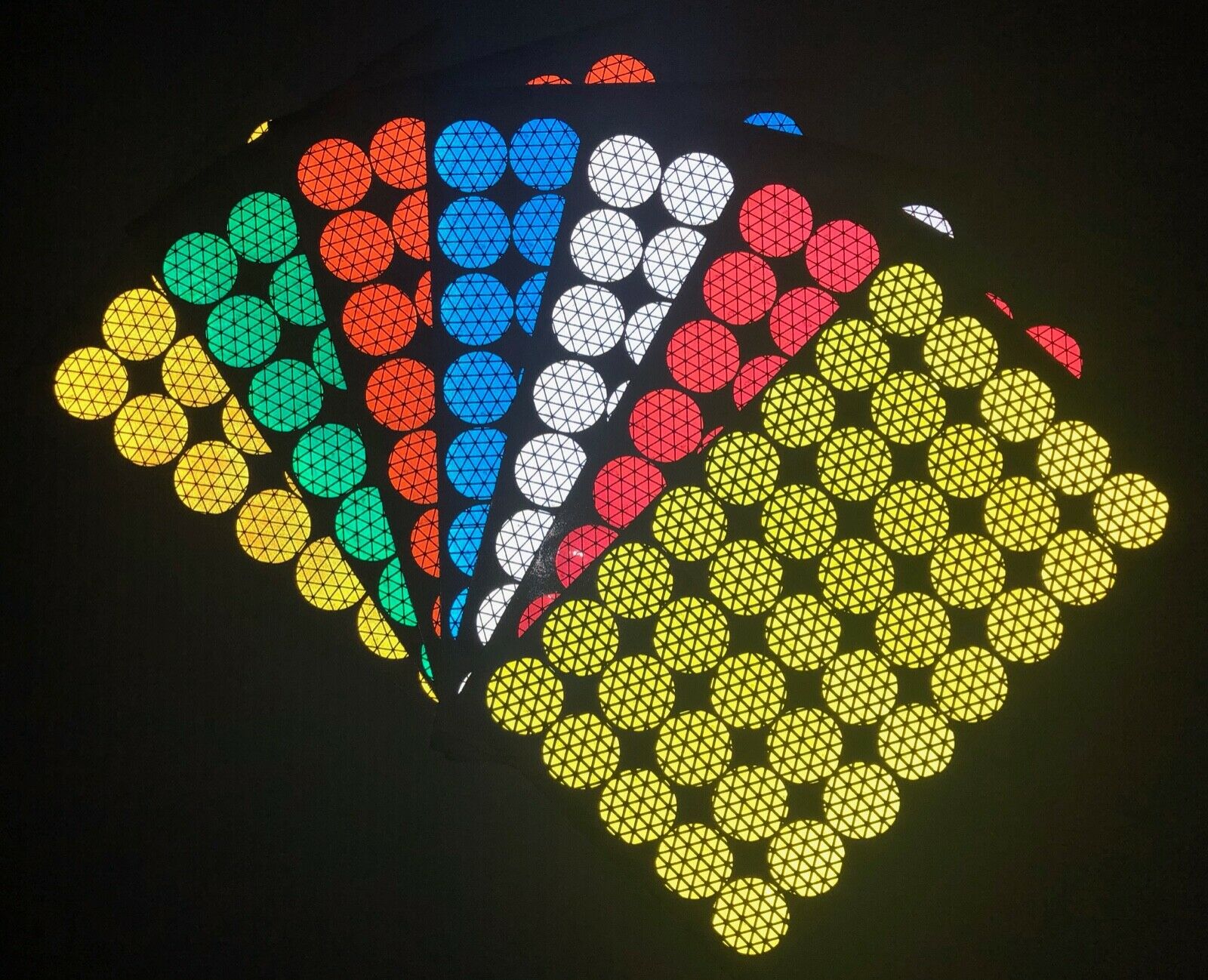 40 Oralite Reflective 1" V98  Dots - Reflective Pro