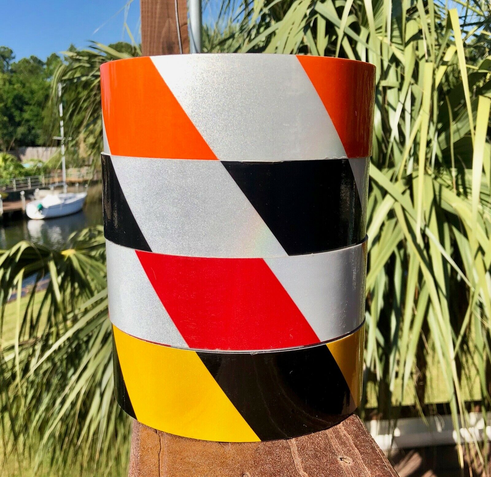 2" Hazard Striped Reflective Tape (Type 1) - Reflective Pro