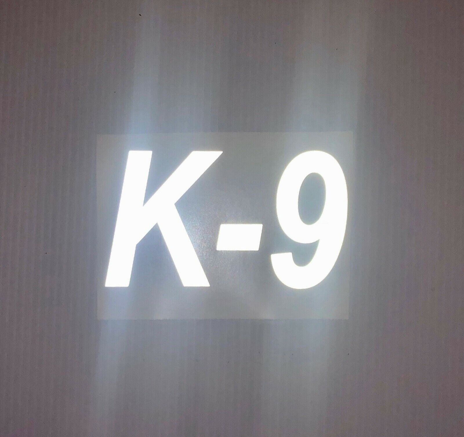 "K-9" 4"x7" Reflective Decal - Reflective Pro