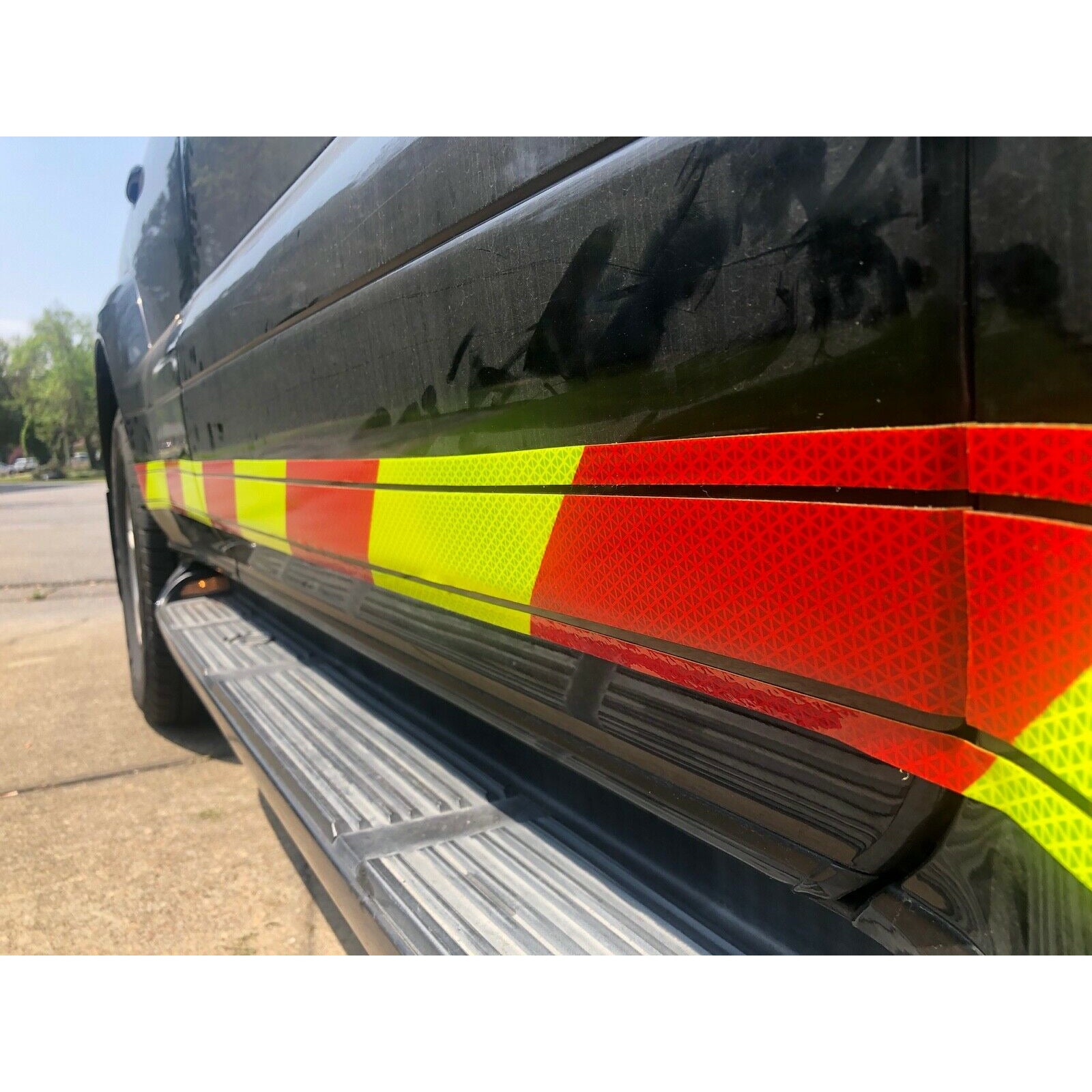 Reflective Chevron Rocker Panels & Pinstripe - Reflective Pro