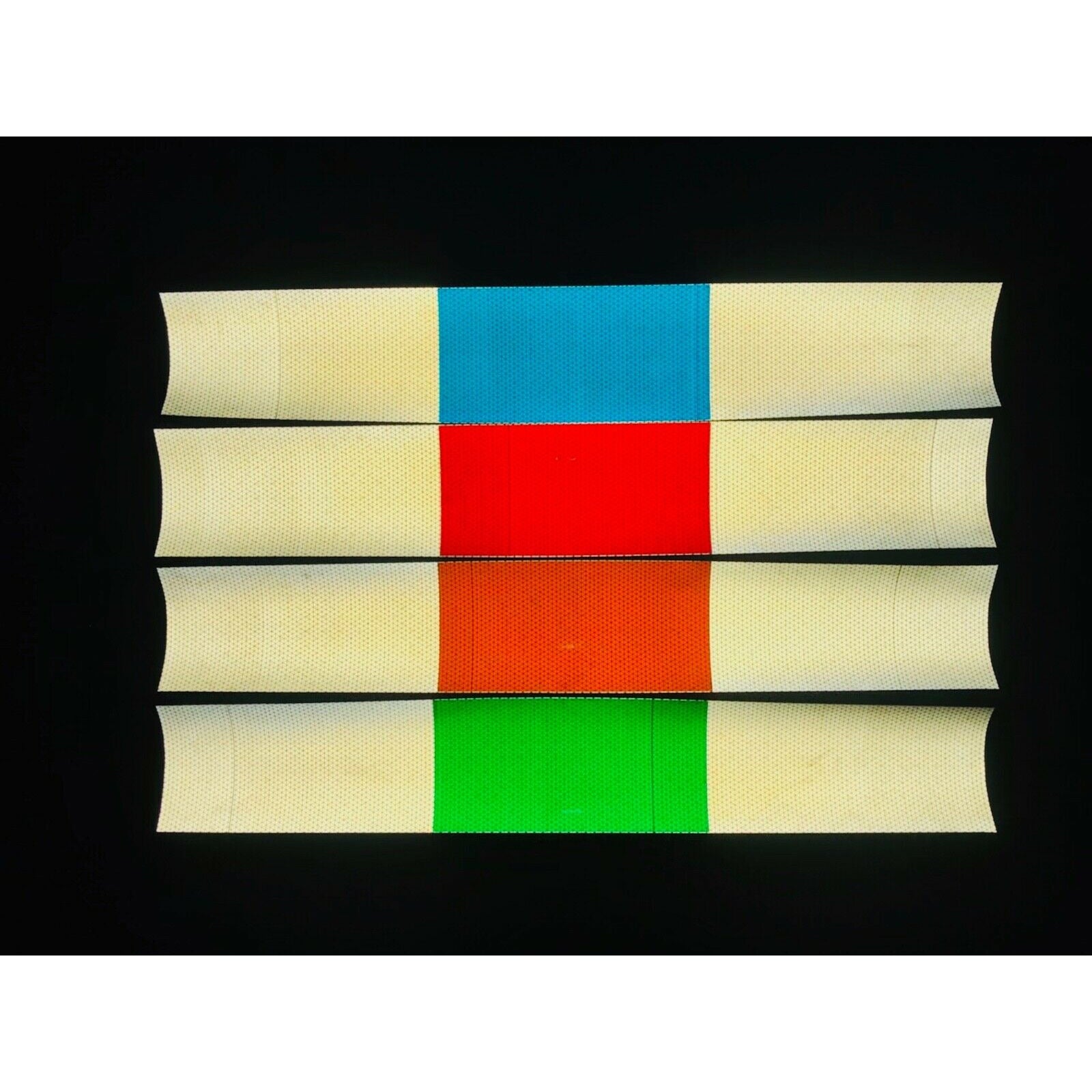 6"x36" Reflective Block Panels AT&T Style Oralite - Reflective Pro