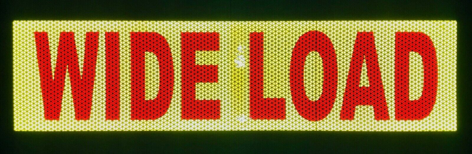 "WIDE LOAD" 6"x24" Reflective Word Panel - Reflective Pro
