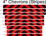 Red & Black Reflective Chevron Panel (Multiple Sizes) - Reflective Pro