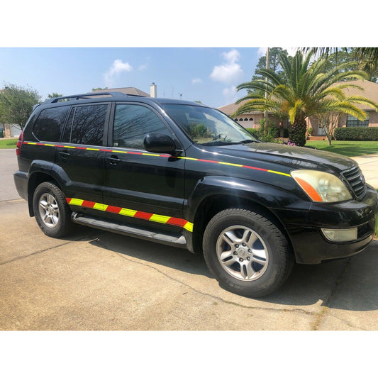Reflective Chevron Rocker Panels & Pinstripe - Reflective Pro