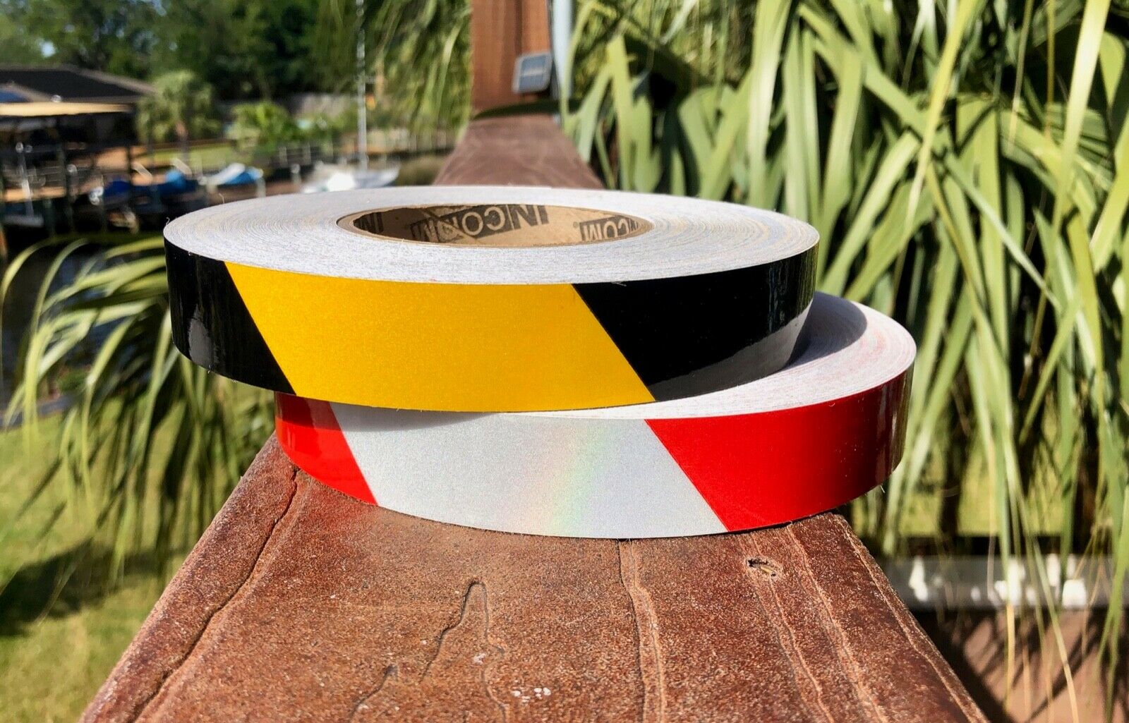 1" Hazard Striped Reflective Tape (Type 1) - Reflective Pro