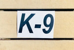"K-9" 4"x7" Reflective Decal - Reflective Pro