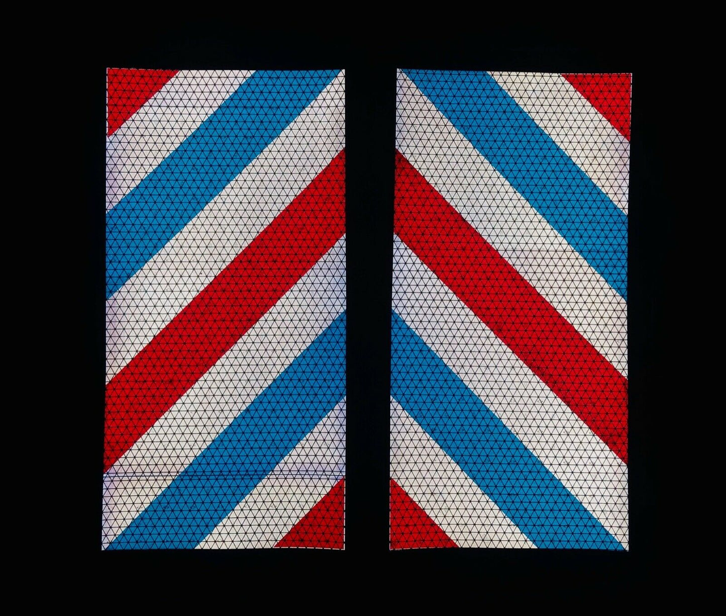 6"x12" Reflective Chevron Patriot Panel - Reflective Pro